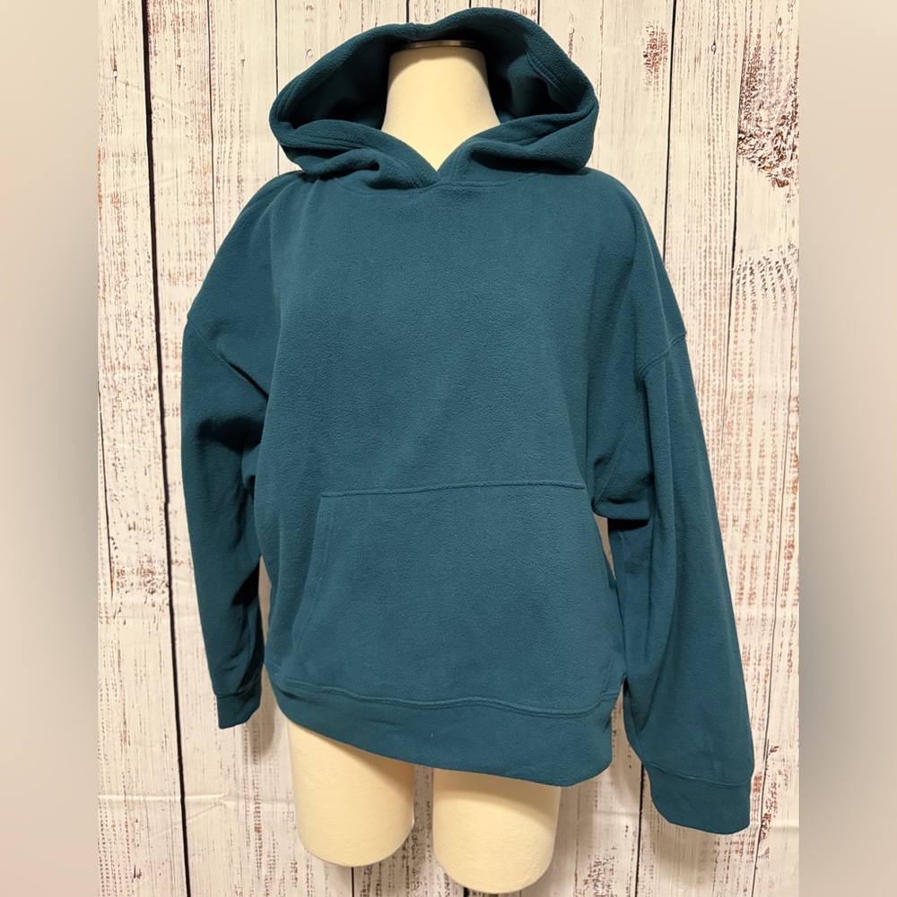 PINK Teal Fleece Sweatshirt‎
